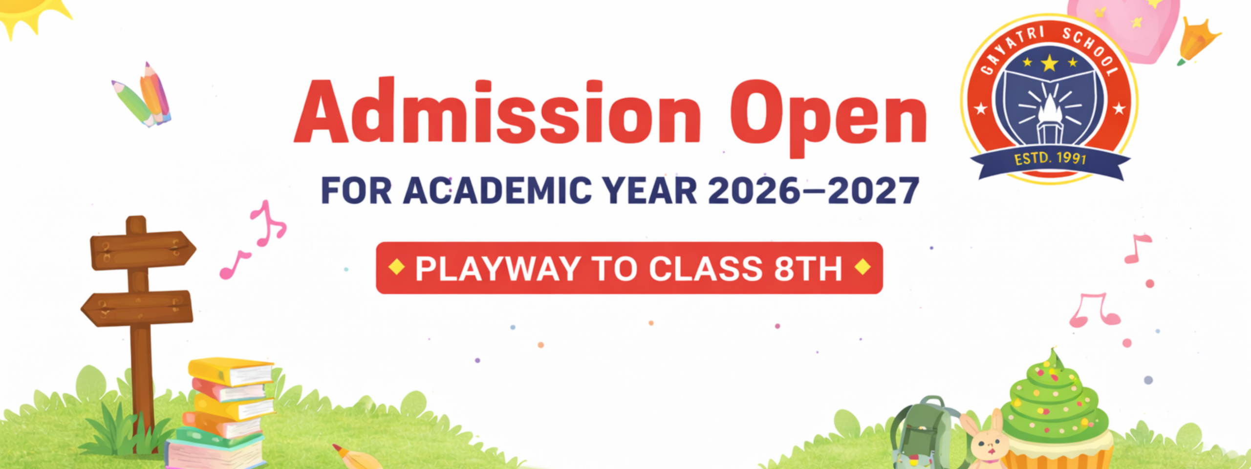 School Admission Banner